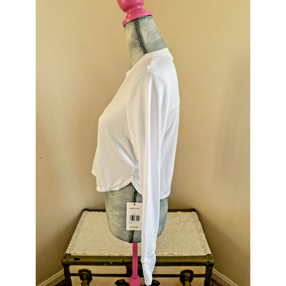 Aybl Define Crop Tee NWT Women’s X-Small Long-sleeved Active Tee Athleticwear - Picture 5 of 7